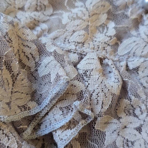 Free People Ruffle Lace Tank Top Size Medium - Picture 9 of 14